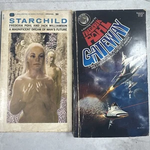 Gateway 1977 & Starchild 1967 By Frederik Pohl Paperback Books Ballantine - Picture 1 of 16
