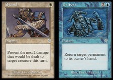 MTG magic cards 2x x2 Light Play, English Stand // Deliver Invasion