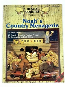 Noah's Country Menagerie Faith Rollins Country primitive progetti di pittura tole - Foto 1 di 10