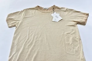 Rocca Di Bagnolo Men's Tee Made in Italy - Tan - Size M - Bespoke Dye Process - Picture 1 of 2