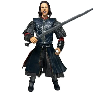 LOSE - Der Herr der Ringe - 2003 ToyBiz Figuren Aragorn Pelennor Fields - Picture 1 of 6