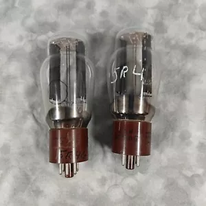 Vintage RCA 5R4GY Vacuum Tubes Pair Made in USA Audio Collectible - Picture 1 of 6