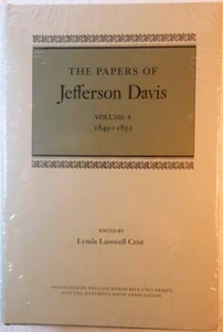 THE PAPERS OF JEFFERSON DAVIS. VOL. 4; 1849 - 1852 (1983 Hardcover) - Picture 1 of 2