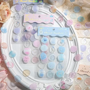 Self-adhesive Seal Stamp Sticker Resin Seal Stickers Wedding Invitation Envelope - Picture 1 of 12