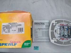 Gentex Corporations SSPK24WLPW Speaker Strobe *No Screws* - Picture 1 of 6