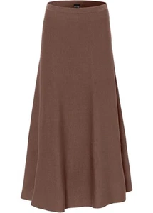 Strickrock Gr. 32/34 Kastanienbraun Damen-Skirt Midirock Freizeitrock Neu - Bild 1 von 1