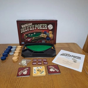 Yahtzee Deluxe Poker Game Parker Brothers Hasbro 2005 - 100% Complete - Picture 1 of 10