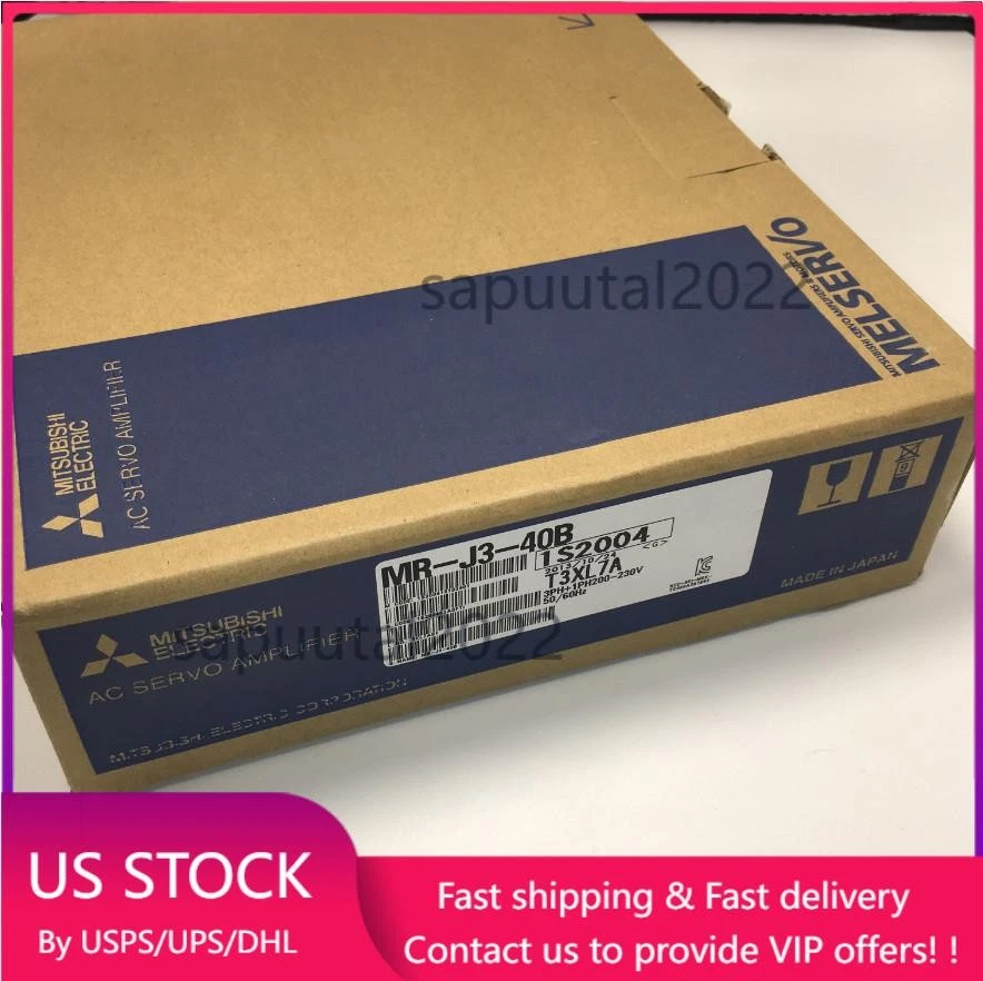 MITSUBISHI ELECTRIC 1PCS Mitsubishi Servo Driver MR-J3-40B New In Box Fast Ship PLC