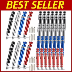 Aluminum 8-in-1 Magnetic Screwdriver - Convenient Pocket Tool for Repairs - Picture 1 of 8