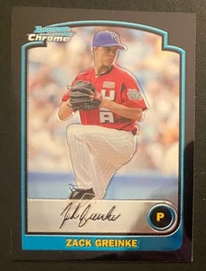 2003 Bowman Draft & Prospects Chrome ZACK GREINKE #BDP134  KANSAS CITY ROYALS - Picture 1 of 1