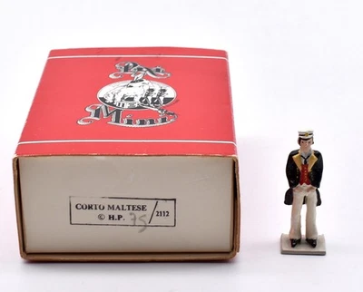 Figurita Corto Maltese Plomo Colección BD Tintin Pixi Mini Ref 75/2112 - Imagen 1 de 4