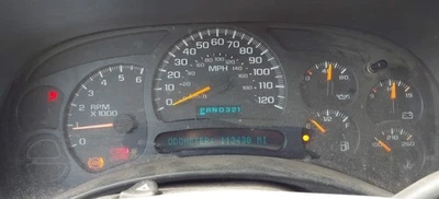 Silverado 1500 2003-2005 OE velocímetro calibre grupo 113 k millas Chevrolet Foto 1 de 4