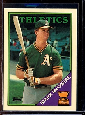 Topps Tiffany #580 Mark McGwire 1988 - excelente a excelente/como nuevo Foto 1 de 2