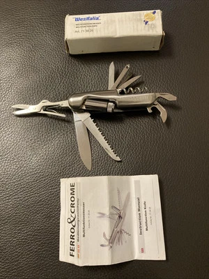 Original Westfalia Multifunktions Taschenmesser Ferro & Chrome - Bild 1 von 4