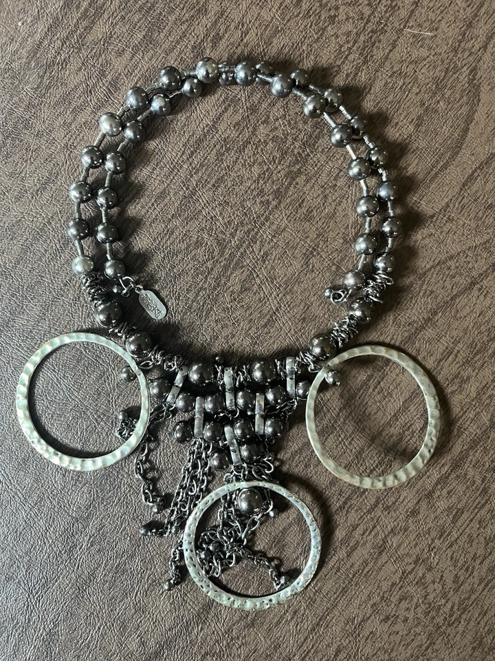 Collar Gargantilla Treska Otoño/Otoño Alambre Envolvente Alrededor 16" Cuentas Foto 1 de 2