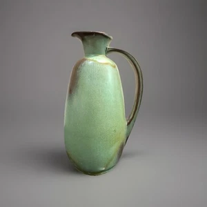 Vintage Frankoma Pottery Prairie Green Jug Pitcher with Stopper #835 - Picture 1 of 4
