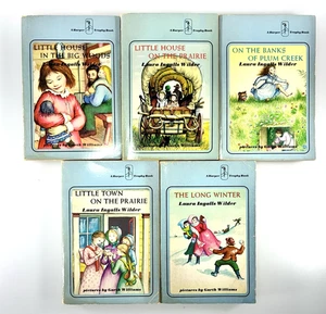 Little House On The Prairie Books Laura Ingalls Wilder Vintage 1971 Blue Set Lot - Bild 1 von 18