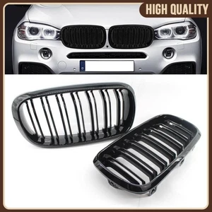 1Paar Gitter Grill Kühlergrill Doppellinien-Kühlergrill Für BMW X5 F15 X6 F16 - Bild 1 von 7