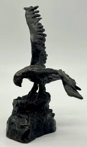 Eagle Bronze Sculpture by Rebecca M. Davis Ironwood Studio Foundry USA - Picture 1 of 14