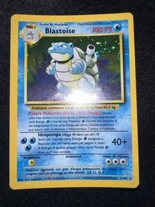 Pokemon Blastoise | NEAR MINT+ | 2/102 Set Base Rara Holo Unlimited Wizards ITA - Foto 1 di 2