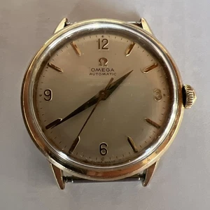 Vintage 1960's Omega Automatic W/ Clean White Dial 10k GF Bezel Working - Bild 1 von 12