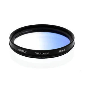 Albinar 52mm Blue Graduated Gradual Color Filter - Picture 1 of 1