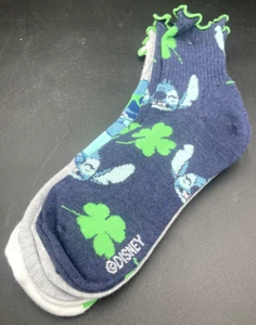 Disney Lilo & Stitch St Patrick's Day 3er-Pack-Damensocken NEU - Bild 1 von 3