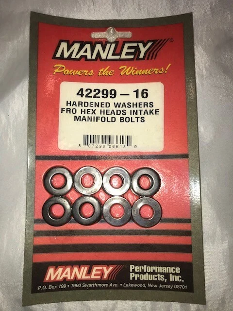 Manley 42299-16 Hardened Black Oxide Intake Manifold Bolt Washers  - Image 1 of 1