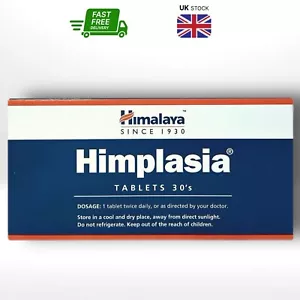 Himplasia Himalaya 30 Tabs - Prostate Support, Urinary Health, Men's Wellness - Picture 1 of 4