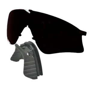 Stealth schwarze Ersatzgläser für Oakley M Rahmen Alpha/Nasenpolster - Bild 1 von 7