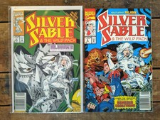 Silver Sable and the Wild Pack #4 and #8 **TWO ISSUE LOT** (Marvel 1992)