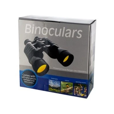 30X50 BINOCULARS WITH COMPASS AND CARRYING POUCH GREAT FOR OUTDOORS & SASQUATCH! - Image 1 of 2