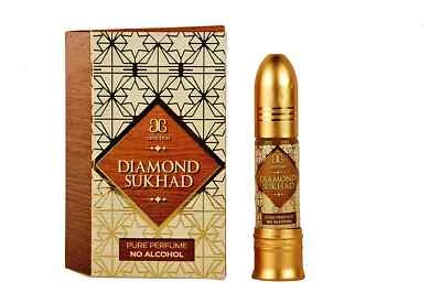 ATTAR DIAMOND SUKHAD (Sandalwood)PERFUME OIL 6 毫升卷长持久 AROCHEM — 第 1/3 张图片