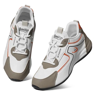 SMILIN Men Fashion Sneakers Lace-up Walking Tennis Running Casual Athletic Shoes - Picture 1 of 37