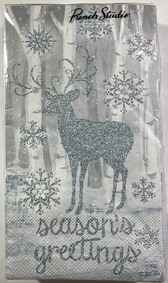 Toallas para invitados Punch Studio, saludos de temporada Foto 1 de 1