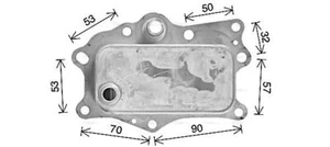 CR3143 AVA Oil cooler FIT CHEVROLET CAPTIVA (2007) 2.2 VCDI - Picture 1 of 1