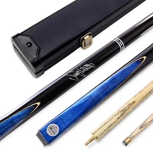 Baize Master Jimmy White Blue Conquest 57" 2 Pc Snooker Pool Cue Case Set 9.5mm - Picture 1 of 9