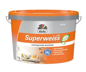 düfa D414 Superweiss Plus Innenfarbe 5L Gebinde konservierungsfrei Wandfarbe - Bild 1 von 1