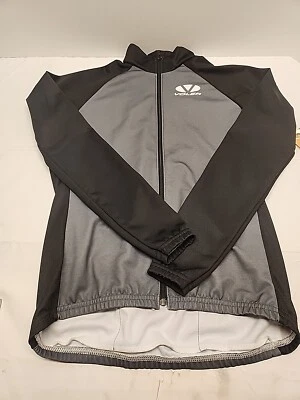Camiseta deportiva de ciclismo para mujer VOLER cremallera completa manga larga gris/negro talla pequeña Foto 1 de 4