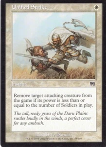 4X UNIFIED STRIKE 58/350 ONSLAUGHT MTG MAGIC LP X4 (yourdeckbuilder) - Imagen 1 de 1