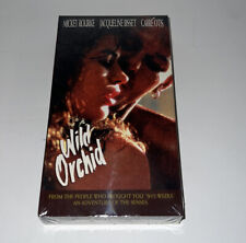 WILD ORCHID VHS BRAND NEW AND SEALED - MICKEY ROURKE, JACQUELINE BISSET - RARE!