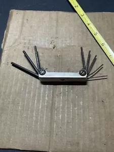 VINTAGE EKLIND USA No. 81 8 PIECE SAE Mini HEX Allen Key Set Review Pictures - Picture 1 of 7