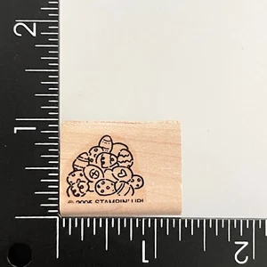 Stampin Up Ostereier Haufen Liebe 2005 Holz montiert Gummistempel - Bild 1 von 2