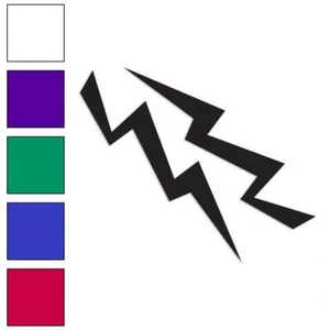 Pair of Lightning Bolts, Vinyl Decal Sticker, Multiple Colors & Sizes #914 - Picture 1 of 21