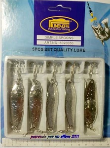 LINEA EFFE DIMPLE SPOONS ART.5020050 Wellig gehämmert 15gr, 5 Stück/Box - Bild 1 von 2