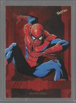 Skybox Marvel Metal Universe Avengers SpiderMan Orange FX #/25 2023/2024 Foto 1 de 2