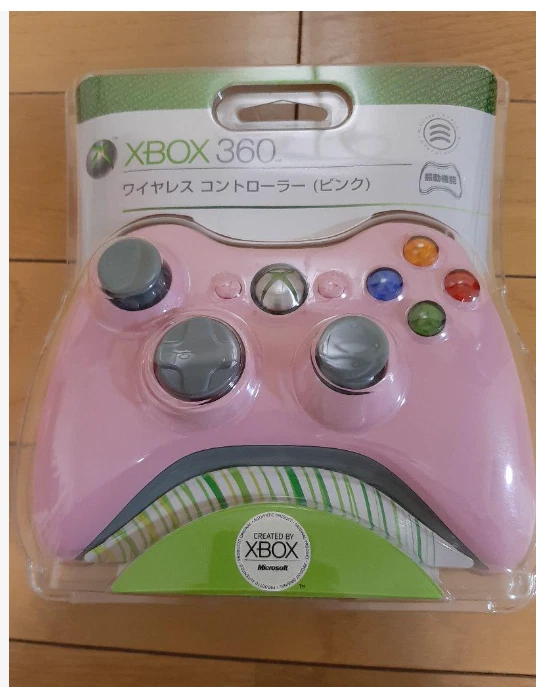 NEW XBOX360 Wireless Controller Pink Japan New, unopened - Image 1 of 3