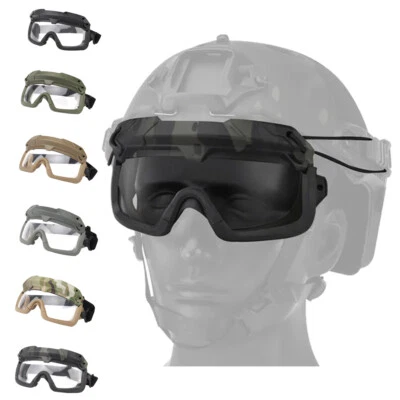 Gafas tácticas de Airsoft Paintball senderismo antiniebla CS Wargame gafas de protección Foto 1 de 4