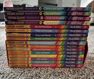 Unicorn Academy Set 1-12; Treasure Hunt 1-4 Children's Books Girls Horse Pony - Picture 1 of 1
