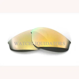 ERSATZGLÄSER FÜR NIKE SKYLON EXP SONNENBRILLE 24K GOLD SPIEGEL RUNDER SCHILD - Bild 1 von 2
